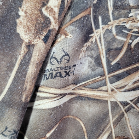 Magellan Outdoors Hoodie Mens Small Brown Camo Realtree Max-7 Pullover Hunting - Picture 3 of 9